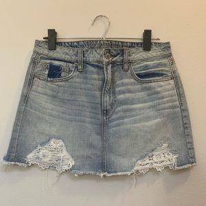 American Eagle High Rise Festival Mini Skirt